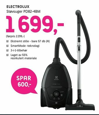 ELON Electrolux Støvsuger PD82-4BM tilbud