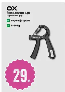 Sport Outlet Ox ściskacz do rąk digital hand grip tilbud