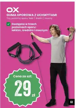 Sport Outlet Ox guma oporowa z uchwytami tilbud