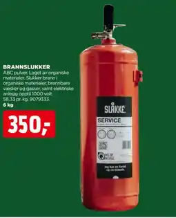 jem & fix Brannslukker tilbud