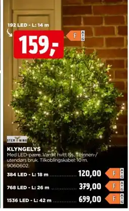 jem & fix Stem ning klyngelys tilbud