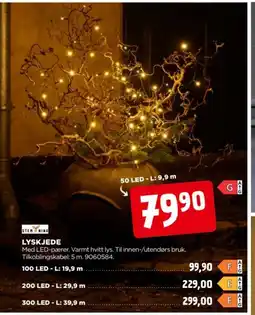 jem & fix Stem ning lyskjede tilbud