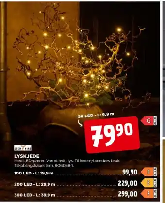 jem & fix Stem ning lyskjede tilbud