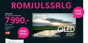 ELON Samsung 55" QLED 4K QE55Q70A tilbud