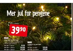 jem & fix Stem ning lyskjede til batteri tilbud