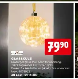jem & fix Stem ning glasskule tilbud