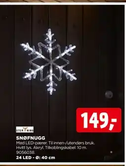 jem & fix Stem ning snøfnugg tilbud