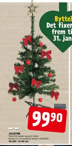 jem & fix Stem ning juletre tilbud
