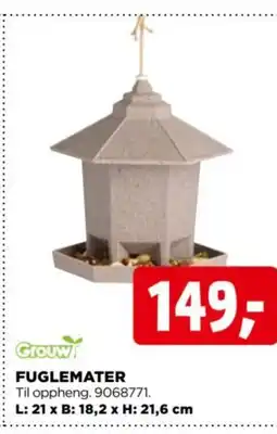 jem & fix Grouw fuglemater tilbud