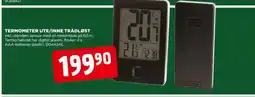 jem & fix Termometer ute/inne trådløst tilbud