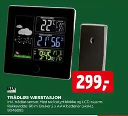 jem & fix Trådløs værstasjon tilbud