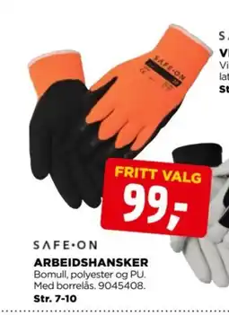 jem & fix Safe on arbeidshansker tilbud