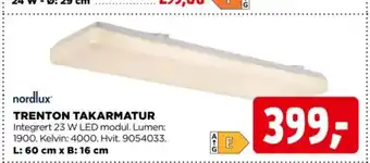 jem & fix Nordlux trenton takarmatur tilbud