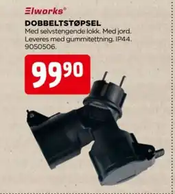 jem & fix Elworks® dobbeltstøpsel tilbud