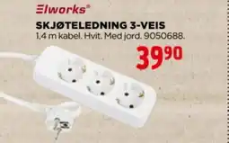 jem & fix Elworks® skjøteledning 3-veis tilbud