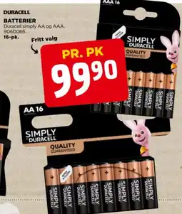 jem & fix Duracell batterier tilbud