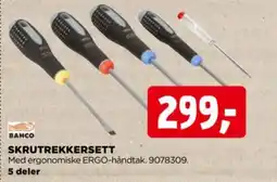 jem & fix Bahco skrutrekkersett tilbud