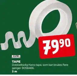 jem & fix Luxi tape tilbud