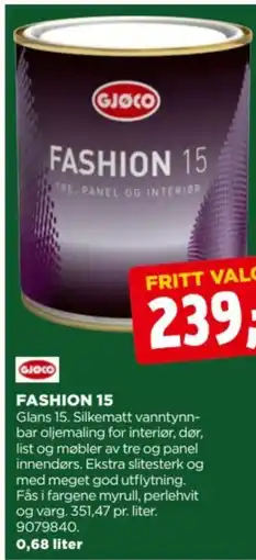 jem & fix Gjøco fashion 15 tilbud