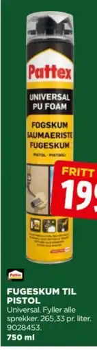 jem & fix Fugeskum til pistol tilbud