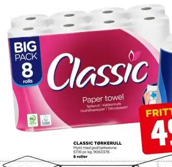 jem & fix Classic tørkerull tilbud