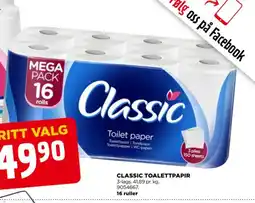 jem & fix Classic toalettpapir tilbud