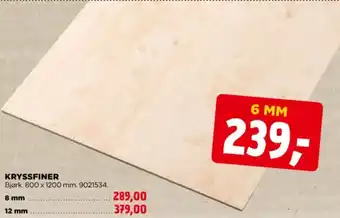 jem & fix Kryssfiner tilbud