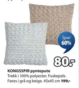 JYSK KONGSSPIR pyntepute, NOK 80 tilbud