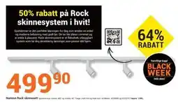 Elektroimportøren Namron Rock skinnesett, NOK 499.9 tilbud