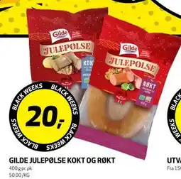 Bunnpris GILDE JULEPØLSE KOKT OG RØKT, NOK 20 tilbud