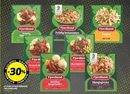 Bunnpris Et stort utvalg middager fra Fjordland tilbud