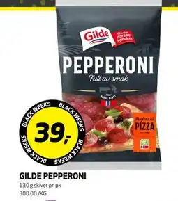 Bunnpris GILDE PEPPERONI, NOK 39 tilbud