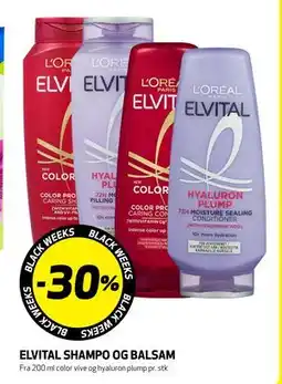 Bunnpris ELVITAL SHAMPO OG BALSAM tilbud