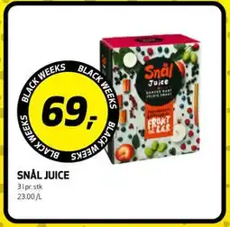 Bunnpris SNÅL JUICE, NOK 69 tilbud