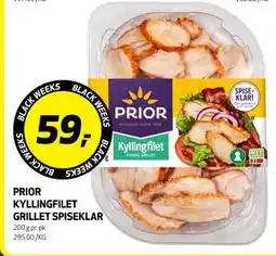 Bunnpris PRIOR KYLLINGFILET, NOK 59 tilbud