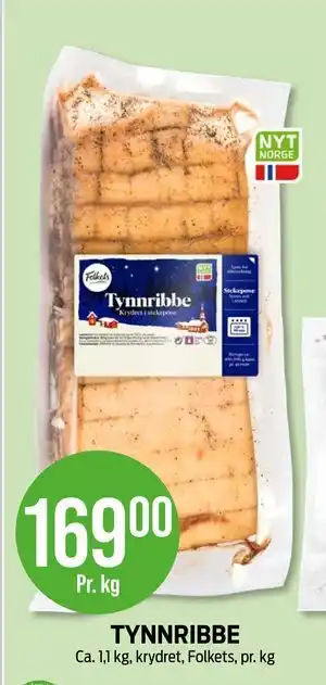 Kiwi TYNNRIBBE, NOK 169 tilbud