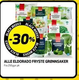 Bunnpris ALLE ELDORADO FRYSTE GRØNNSAKER tilbud