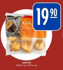 Rema 1000 LØKPOSE, NOK 19.9 tilbud