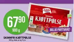 Kiwi SKINNFRI KJØTTPØLSE, NOK 67.9 tilbud