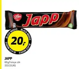 Bunnpris Japp, NOK 20 tilbud