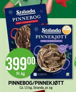 Kiwi PINNEBOG/PINNEKJØTT, NOK 399 tilbud