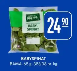 Rema 1000 BABYSPINAT, NOK 24.9 tilbud