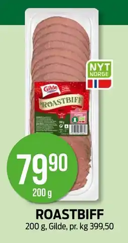 Kiwi ROASTBIFF, NOK 79.9 tilbud