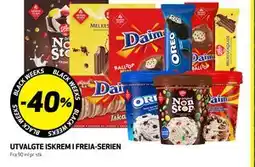 Bunnpris UTVALGTE ISKREM I FREIA-SERIEN tilbud