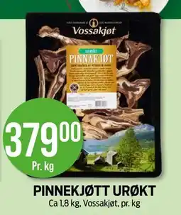 Kiwi PINNEKJØTT URØKT, NOK 379 tilbud