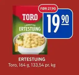 Rema 1000 ERTESTUING, NOK 19.9 tilbud