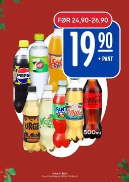 Rema 1000 UTVALGT BRUS, NOK 19.9 tilbud