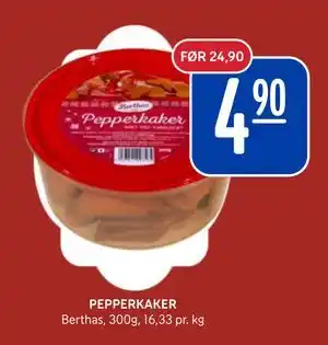 PEPPERKAKER, NOK 4.9