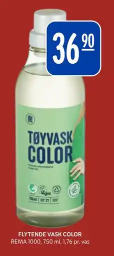 Rema 1000 FLYTENDE VASK COLOR, NOK 36.9 tilbud