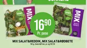 Kiwi MIX SALAT&REDDIK, MIX SALAT&RØDBETE, NOK 16.9 tilbud